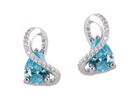 Orecchini Bluamante Donna in Argento Cubic Zirconia BOR227PE
